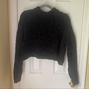 Black Urban Outfitters Cropped Sweater